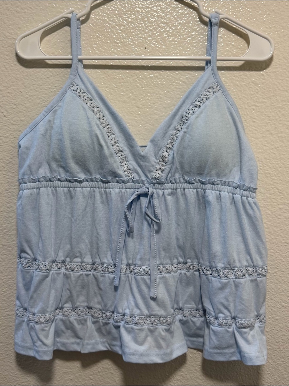 no comment women’s blue tank top blouse